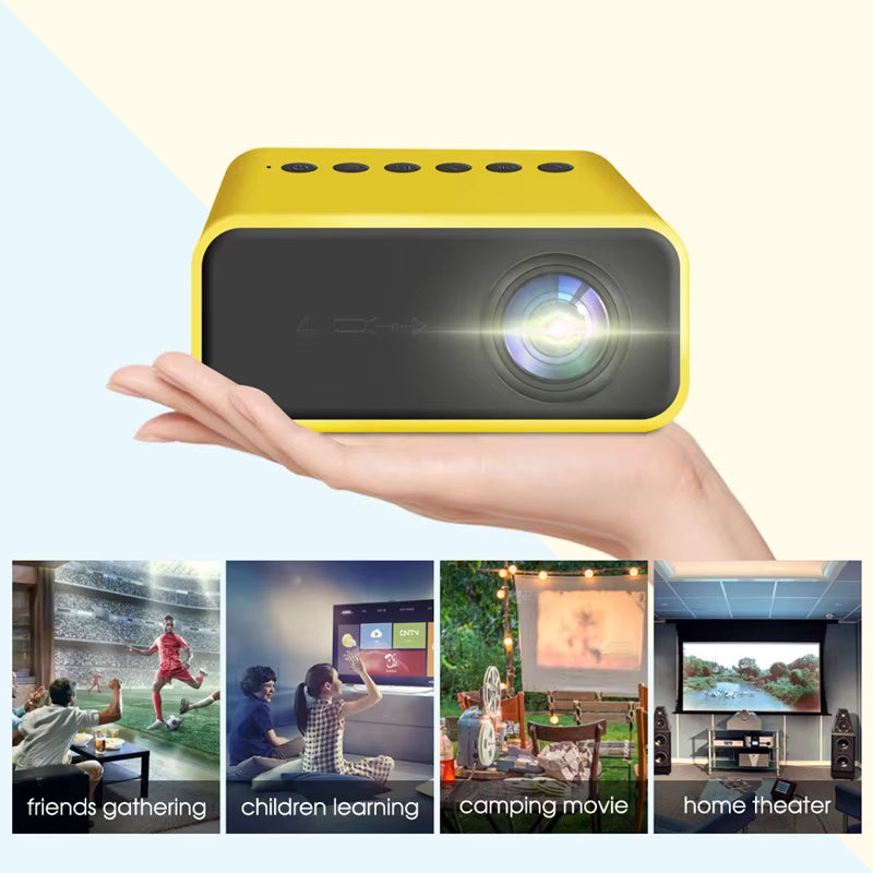 Xiaomi Portable Mini Projector - 8K HD Indoor Entertainment and Gaming for Children's Bedrooms