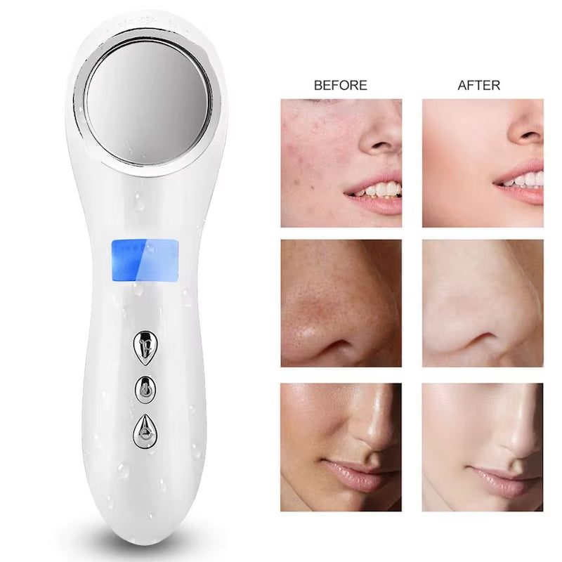 Advanced Hot and Cold Facial Lifting Device for Skincare and Massage for Women