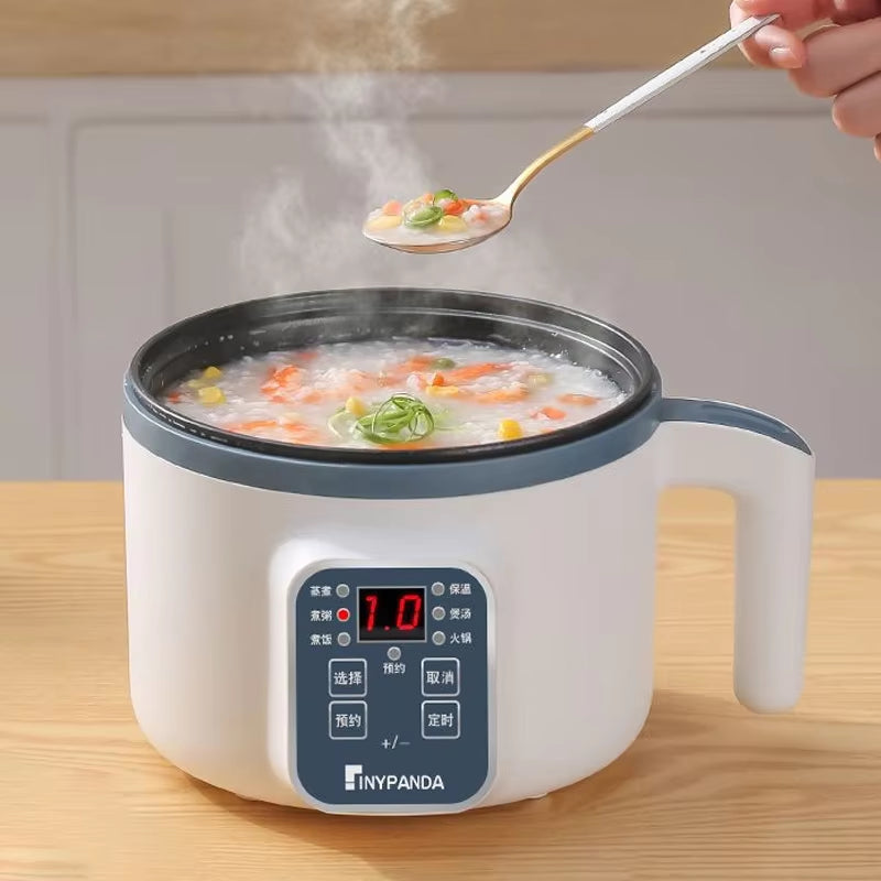 1.7L Electric Rice Cooker - Dual Layer, 220V Multi-Cooker with Non-Stick Surface and Smart Mechanical Functionality for Home Use