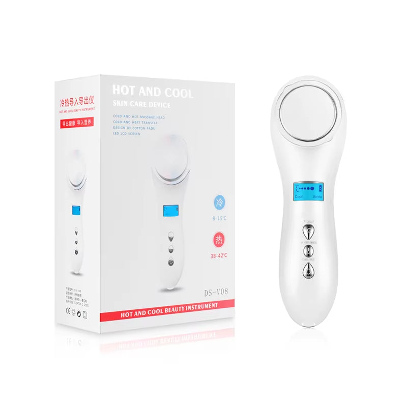 Advanced Hot and Cold Facial Lifting Device for Skincare and Massage for Women