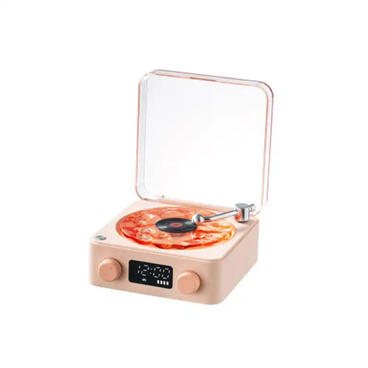 Multi-Functional Retro Vinyl Record Player with Bluetooth Stereo and Natural Sleep Aid Sound