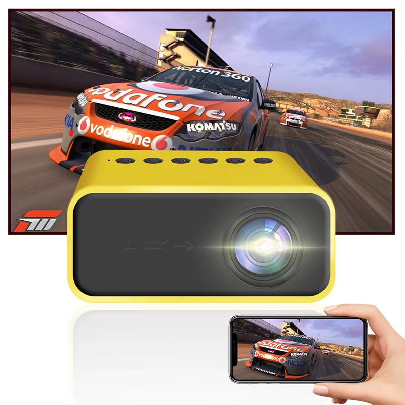 Xiaomi Portable Mini Projector - 8K HD Indoor Entertainment and Gaming for Children's Bedrooms